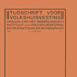 Tijdschrift voor Volkshuisvesting 1e jaargang 5 juni 1920
