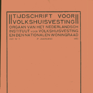 Tijdschrift voor Volkshuisvesting 2e jaargang 5 Mei 1921