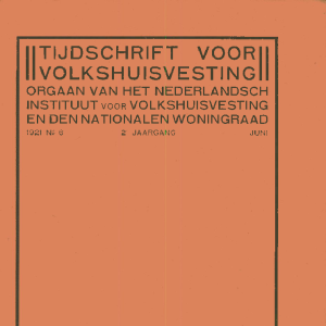 Tijdschrift voor Volkshuisvesting 2e jaargang 6 Juni 1921