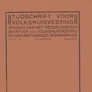 Tijdschrift voor Volkshuisvesting 2e jaargang 12 December 1921