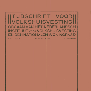 Tijdschrift voor Volkshuisvesting 3e jaargang 2 Februari 1922