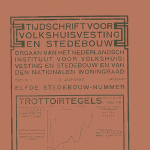 Tijdschrift voor Volkshuisvesting & Stedebouw 6e jaargang 1 januari 1925