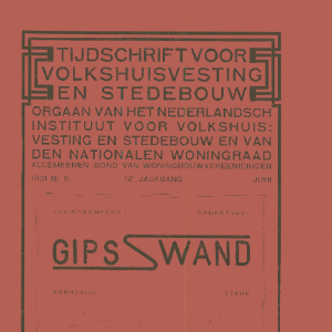 Tijdschrift voor Volkshuisvesting & Stedebouw 12e jaargang 6 juni 1931