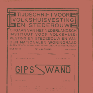 Tijdschrift voor Volkshuisvesting & Stedebouw 12e jaargang 10 October 1931