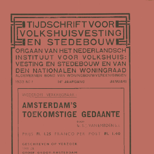 Tijdschrift voor Volkshuisvesting & Stedebouw 14e jaargang 1 januari 1933