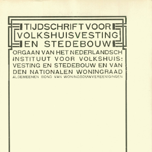 Tijdschrift voor Volkshuisvesting & Stedebouw 17e jaargang 1 Januari 1936