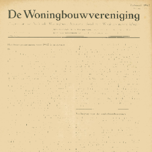 Tijdschrift voor Volkshuisvesting & Stedebouw 28e jaargang 2 Februari 1947