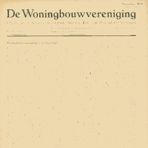 Tijdschrift voor Volkshuisvesting & Stedebouw 29e jaargang 11 November 1948