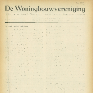 Tijdschrift voor Volkshuisvesting & Stedebouw 30e jaargang 6 Juni 1949