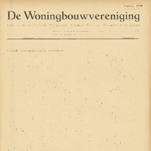 Tijdschrift voor Volkshuisvesting & Stedebouw 31e jaargang 10 October 1950