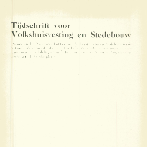 Tijdschrift voor Volkshuisvesting & Stedebouw 31e jaargang 12 December 1950