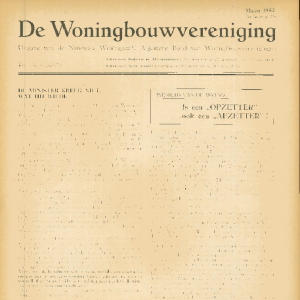 Tijdschrift voor Volkshuisvesting & Stedebouw 33e jaargang 3 Maart 1952