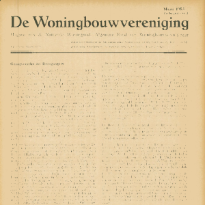 Tijdschrift voor Volkshuisvesting & Stedebouw 34e jaargang 3 Maart 1953
