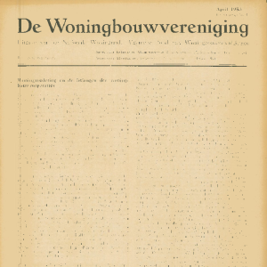 Tijdschrift voor Volkshuisvesting & Stedebouw 34e jaargang 4 April 1953