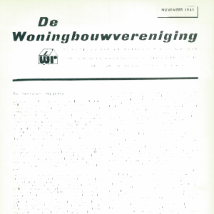 Tijdschrift voor Volkshuisvesting & Stedebouw 36e jaargang 11 november 1955