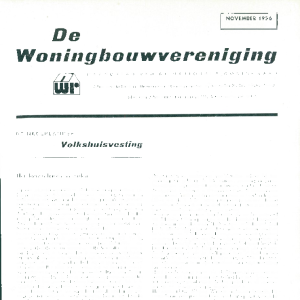Tijdschrift voor Volkshuisvesting & Stedebouw 37e jaargang 11 november 1956