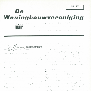 Tijdschrift voor Volkshuisvesting & Stedebouw 38e jaargang 6 juni 1957