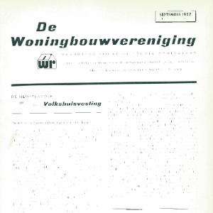 Tijdschrift voor Volkshuisvesting & Stedebouw 38e jaargang 9 september 1957