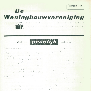 Tijdschrift voor Volkshuisvesting & Stedebouw 38e jaargang 10 oktober 1957