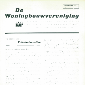 Tijdschrift voor Volkshuisvesting & Stedebouw 38e jaargang 11 november 1957