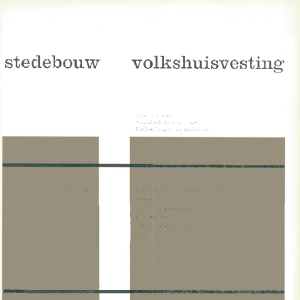Stedebouw & Volkshuisvesting 41e jaargang 9 September 1960