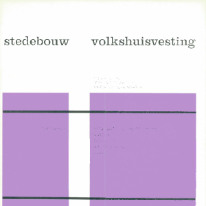Stedebouw & Volkshuisvesting 41e jaargang 11 November 1960