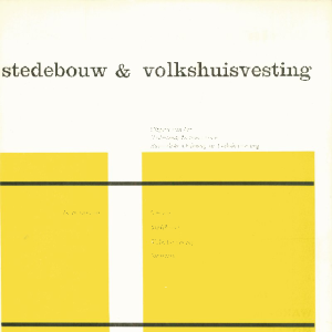 Stedebouw & Volkshuisvesting 44e jaargang 7-8 Juli-Augustus 1963