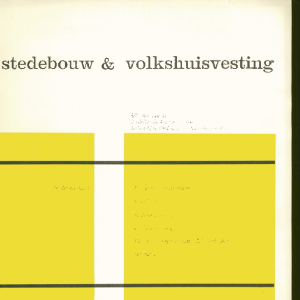 Stedebouw & Volkshuisvesting 45e jaargang 1 Januari 1964