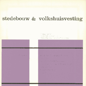 Stedebouw & Volkshuisvesting 46e jaargang 4 april 1965