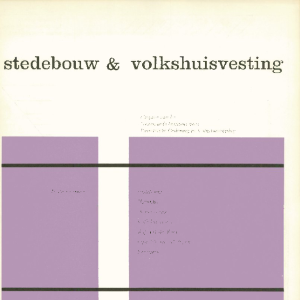 Stedebouw & Volkshuisvesting 46e jaargang 11 november 1965