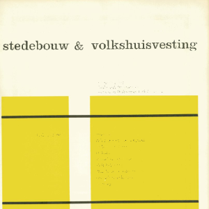 Stedebouw & Volkshuisvesting 47e jaargang 1 januari 1966