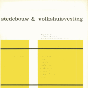 Stedebouw & Volkshuisvesting 47e jaargang 7 - 8 juli - augustus 1966
