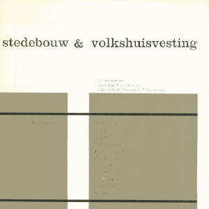 Stedebouw & Volkshuisvesting 47e jaargang 9 september 1966