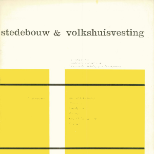 Stedebouw & Volkshuisvesting 48e jaargang 7 - 8 juli - augustus 1967