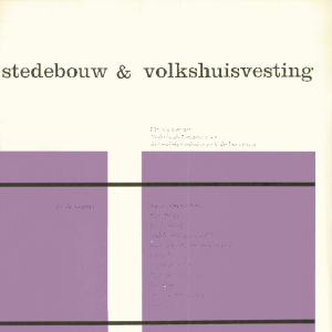 Stedebouw & Volkshuisvesting 48e jaargang 11 november 1967