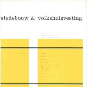 Stedebouw & Volkshuisvesting 49e jaargang 1 januari 1968