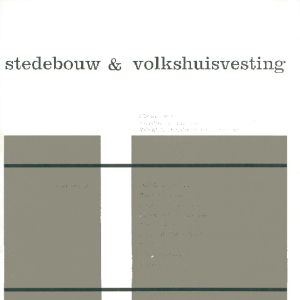 Stedebouw & Volkshuisvesting 49e jaargang 2 februari 1968