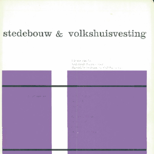 Stedebouw & Volkshuisvesting 49e jaargang 4 april 1968