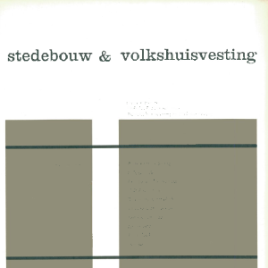 Stedebouw & Volkshuisvesting 49e jaargang 9 september 1968