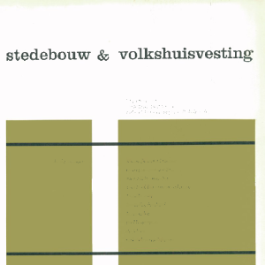 Stedebouw & Volkshuisvesting 50e jaargang 6 juni 1969