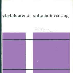 Stedebouw & Volkshuisvesting 50e jaargang 11 november 1969