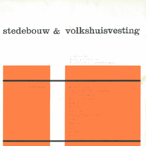 Stedebouw & Volkshuisvesting 50e jaargang 12 december 1969