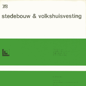 Stedebouw & Volkshuisvesting 57e jaargang 7 - 8 juli - augustus 1976