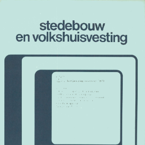 Stedebouw & Volkshuisvesting 60e jaargang 11 november 1979