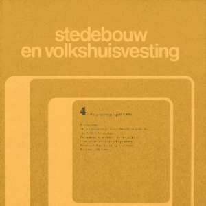 Stedebouw & Volkshuisvesting 61e jaargang 4 april 1980