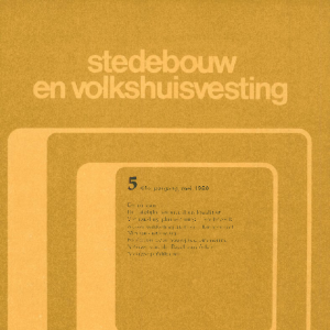 Stedebouw & Volkshuisvesting 61e jaargang 5 mei 1980