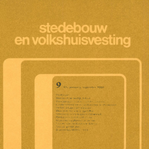 Stedebouw & Volkshuisvesting 61e jaargang 9 september 1980