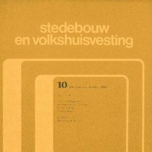 Stedebouw & Volkshuisvesting 61e jaargang 10 oktober 1980