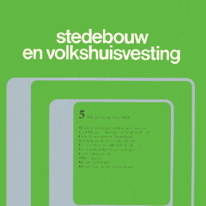 Stedebouw & Volkshuisvesting 64e jaargang 5 mei 1983