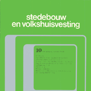 Stedebouw & Volkshuisvesting 64e jaargang 10 oktober 1983